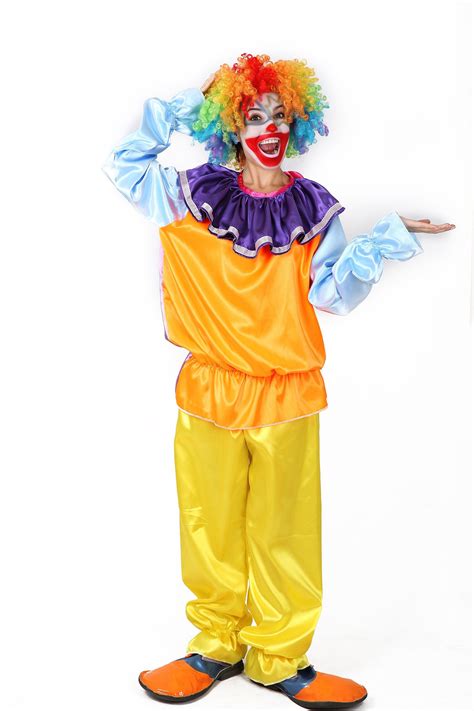 Clown Costume, Handmade Clown Costume, Funny Clown Costume, Party Clown Costume, Colorful Clown ...