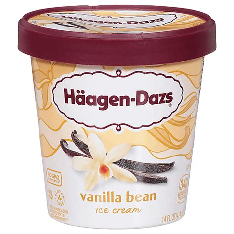 Haagen Dazs Ice Cream Vanilla Bean Fl Oz Ice Cream Ice Pops