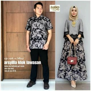 Jual Batik Couple Terbaru 2021 / Baju Couple Pasangan/ Batik Kapel Keluarga / Baju Kapel Modern ...