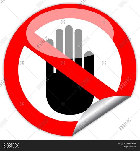 Vector No Entry Sign Vector & Photo (Free Trial) | Bigstock