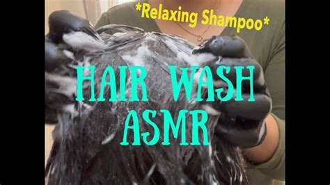 Asmr Relaxing Shampoo And Hair Wash No Talking Youtube