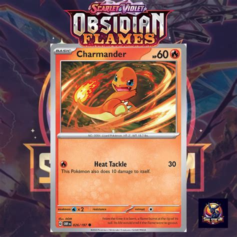 Pokemon Tcg Charmander Obsidian Flames Shopee Malaysia