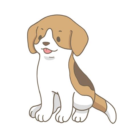 座っている犬のイラスト🎨【フリー素材】｜看護roo カンゴルー