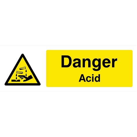 Acid Sign Safety Signs