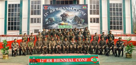 Kashmir: 12th Rashtriya Rifles Biennial Conference Held At Srinagar ...