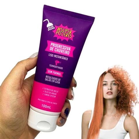 Progressiva De Chuveiro Org Nica Super Poderes Cabelo Liso Instant Neo