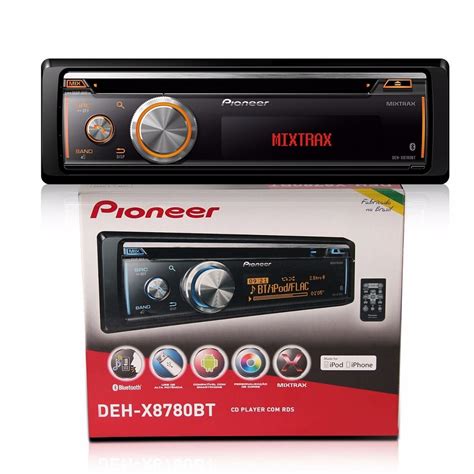 Toca Cd Pioneer Golfinho Mixtrax Bt Radio IPod IPhone Usb Sd R 620