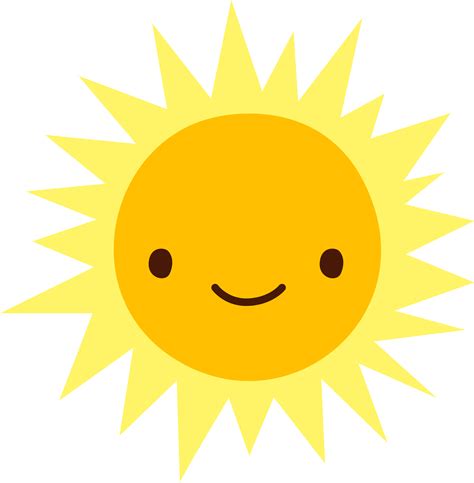 Sun Illustration, Sunshine, Clip Art, Archive, Scrapbook, - Smiley - Png Download - Full Size ...