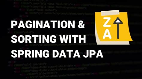 Pagination Sorting In Rest Api Using Spring Data Jpa Youtube