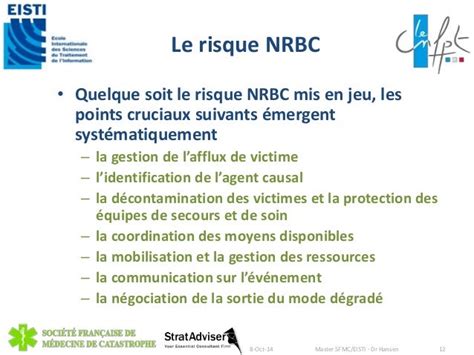 Du Risques Sanitaires 2014 Nrbc