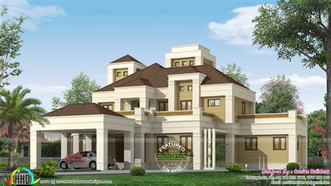 Elegant Colonial Home Plan Kerala Home Design And Floor Plans K