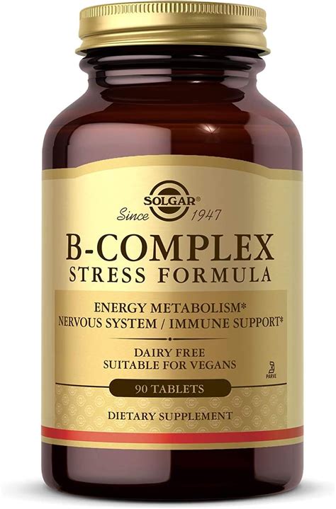 Solgar B Complex Stress Formula Tablets Buy Online At Best Price