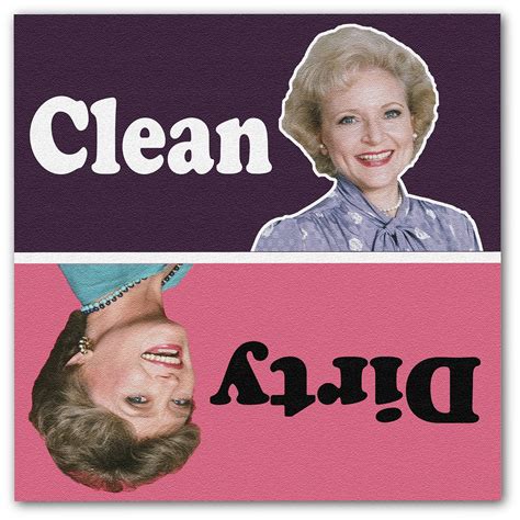 Amazon The Golden Girls Dishwasher Magnet Clean Dirty Magnet Sign