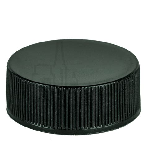 Black CT Ribbed Closure 28 400 With F217 Liner Liquid Bottles LLC