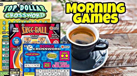 Pa Lottery Top Dollar Crossword And Md Lottery Skee Ball Bonus