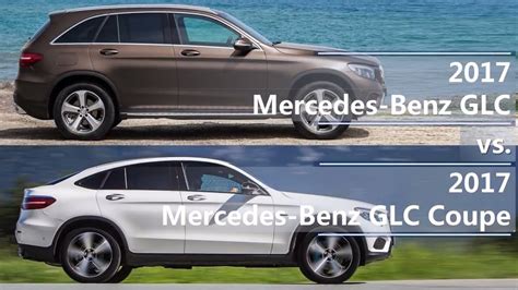 2017 Mercedes Benz Glc Vs 2017 Mercedes Benz Glc Coupe Technical Comparison Youtube