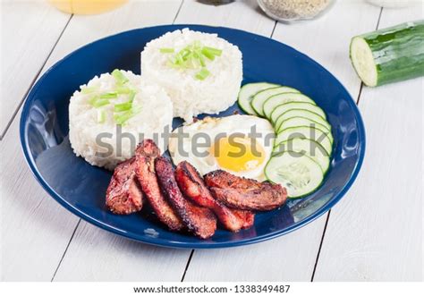 Pork Tocino Rice Fried Egg Filipino Stock Photo 1338349487 Shutterstock