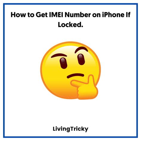 How To Get Imei Number On Iphone If Locked A Complete Guide Livingtricky