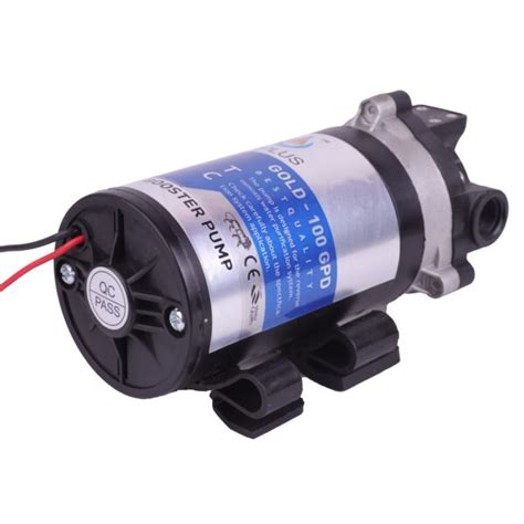 Krplus 24v Dc Ro Booster Pump 100 Gpd With Connectors And Teflon Tape