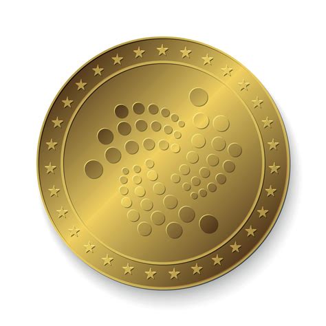 golden IOTA coin 11344586 Vector Art at Vecteezy