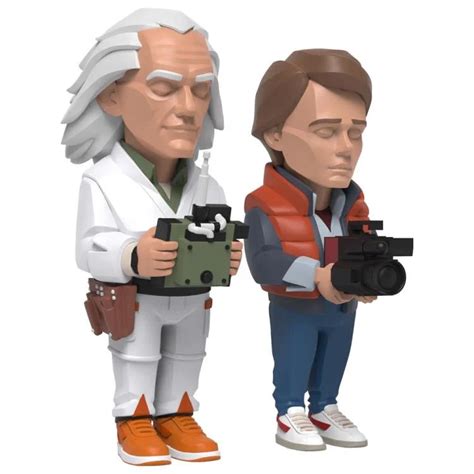 Mighty Jaxx Back To The Future X Yarms Doc Brown And Marty Mcfly Limited