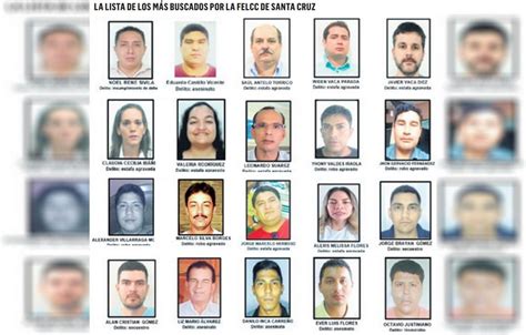 Entre Los M S Buscados En Santa Cruz Hay Asesinos Estafadores Y