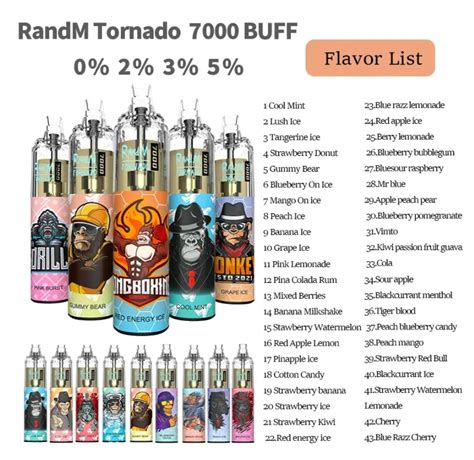 Original Factory E Cigarette Randm Tornado 7000 Puff Cheapest Vape