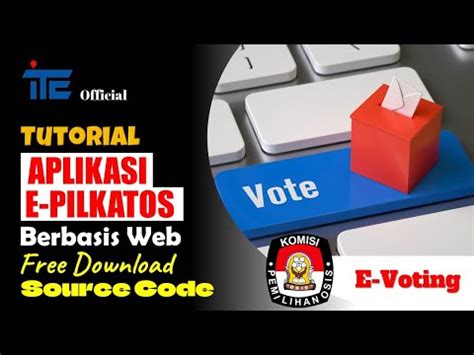 Aplikasi Pemilihan Ketua Osis Berbasis Web E Pilkatos E Vote