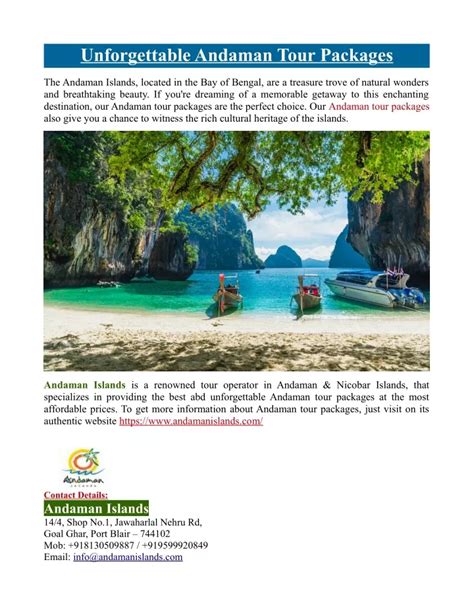 Ppt Unforgettable Andaman Tour Packages Powerpoint Presentation Free