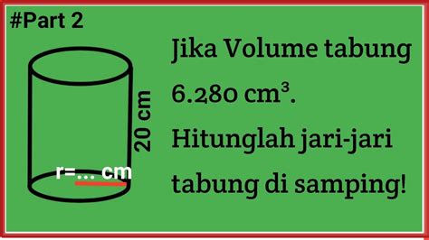 Cara Mencari Jari Jari Tabung Beinyu