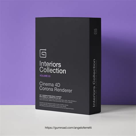 Interiors Collection Vol Cinema D Corona Interior Scenes