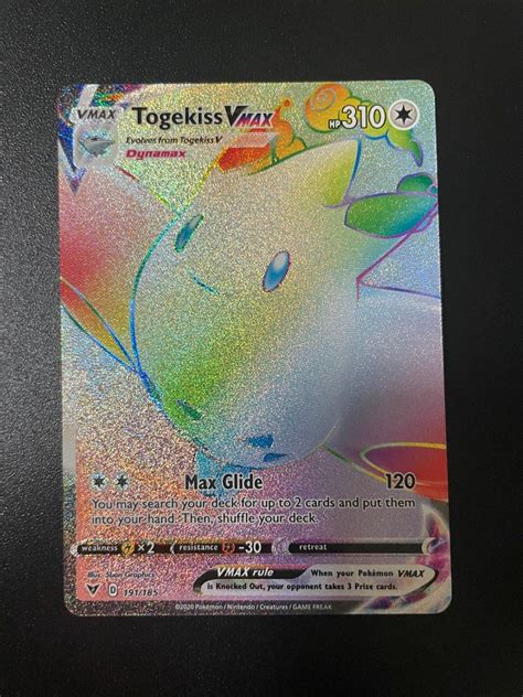 Pokemon TCG Togekiss VMAX 191 185 Hyper Rare Sword Shield Vivid