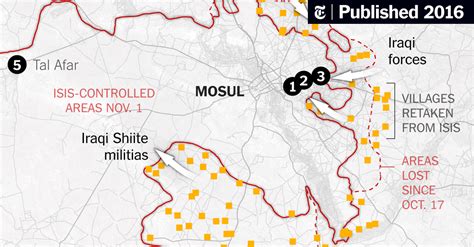 The Battle for Mosul: Iraqi Forces Enter the City - The New York Times