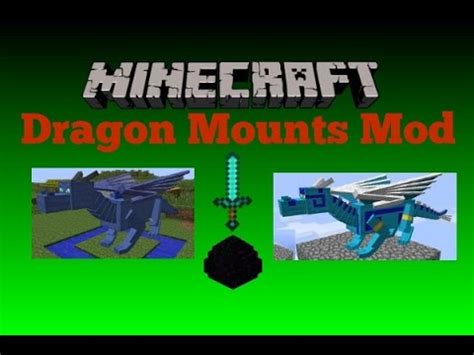 Mod Showcase - The Dragon Mounts Mod! - YouTube