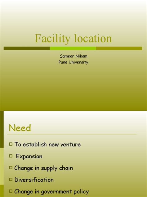 facility location layout  inventory business process