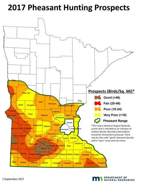 MN DNR Releases 2017 Roadside Survey Report | Minnesota Pheasants, Inc.