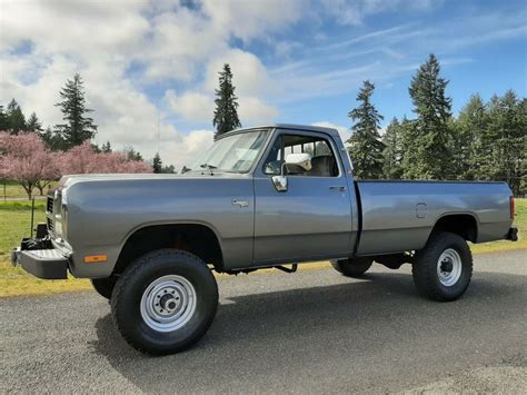 1991 Dodge Ram W250 4x4 5 9l Cummins Turbo Diesel 5 Speed Holy Grail