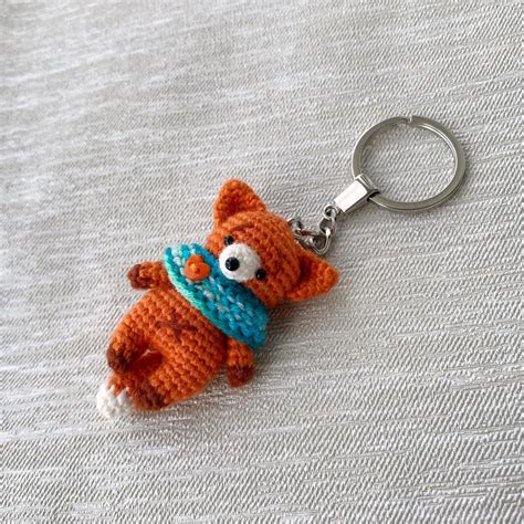 Fox Keychain For Women And Girls Fox Accessories Fox Ts For Etsy