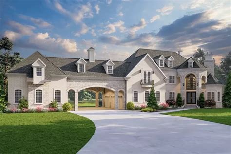 4 Bed French Country House Plan Around 3000 Square Feet Floor Plan