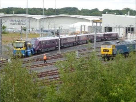 New 810 001 Aurora For East Midlands Railway Leaving Hitachi Factory