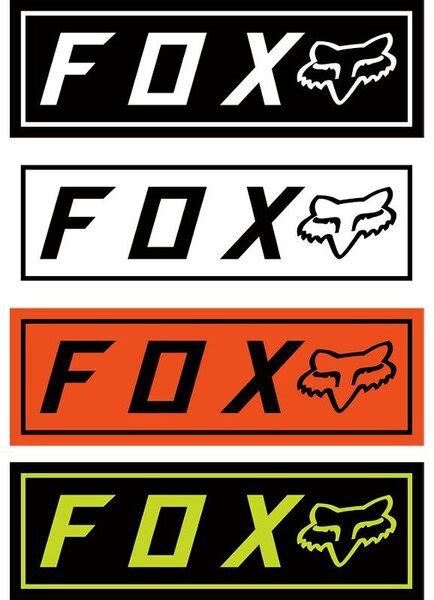 Fox Racing Fox Bumper Sticker - Project Bike