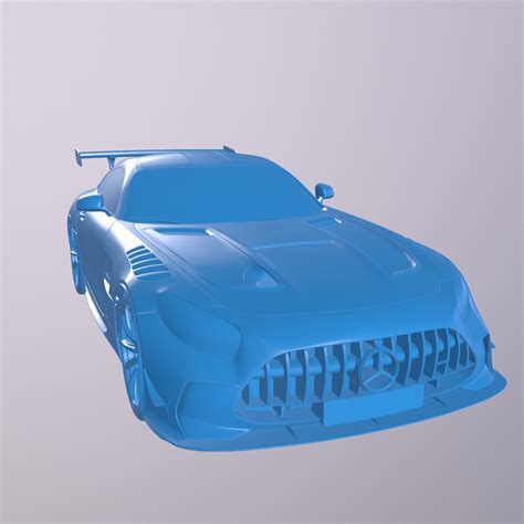 Stl File Mercedes Benz Amg Gt Black Series 2021 Printable Body Car・3d Printer Design To Download