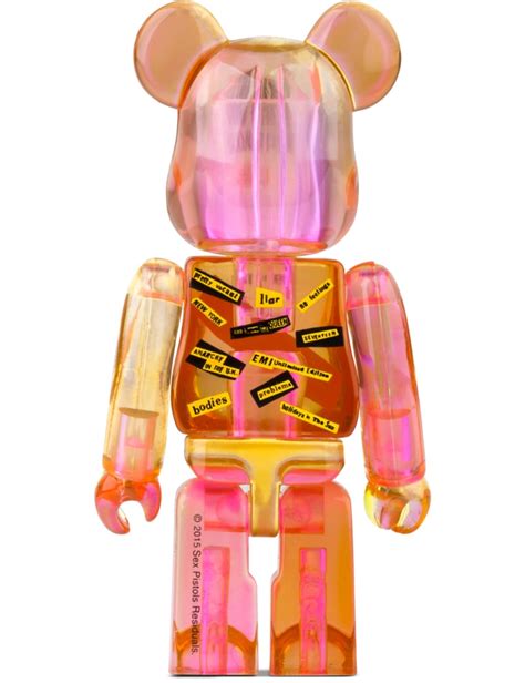 Medicom Toy 400 100 Sex Pistols Bearbrick Set Clear Ver Hbx