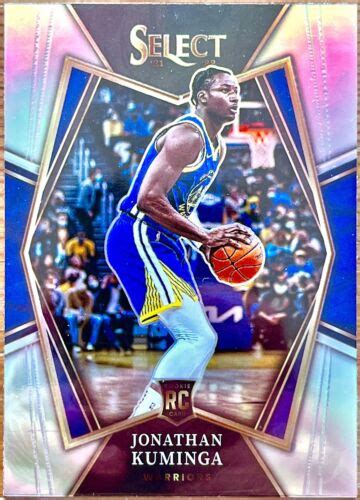 Jonathan Kuminga RC 2021 22 Panini Select Premier SILVER PRIZM 123 GSW