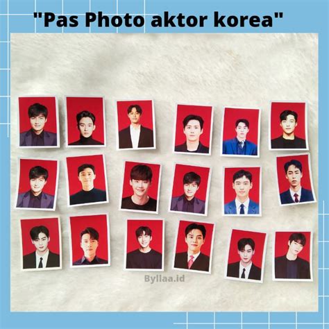 Jual Ready Pas Photo Aktor Korea Lee Minho Lee Jongsuk Cha Enwoo