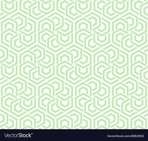 Abstract geometric background green and white Vector Image