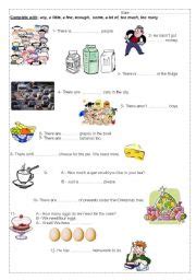 Quantifiers Esl Worksheet By Ciaolina