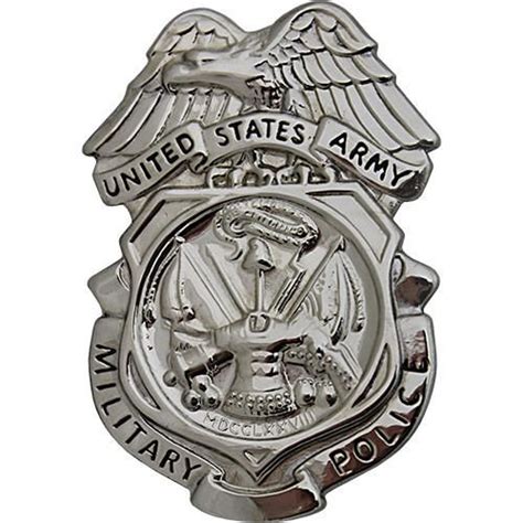 U.S. Army Military Police Badge | Military police, Police badge, Army badge