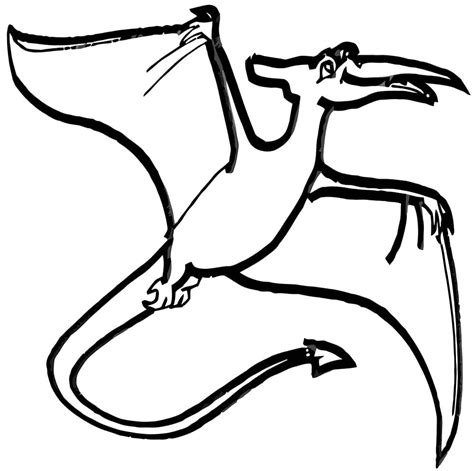 Desenhos De Pterod Ctilo Para Colorir Pintar E Imprimir