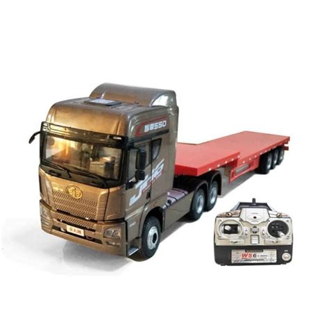 RC Engineering Truck Simulation Tow Truck 1 24 Detachable Flatbed Semi